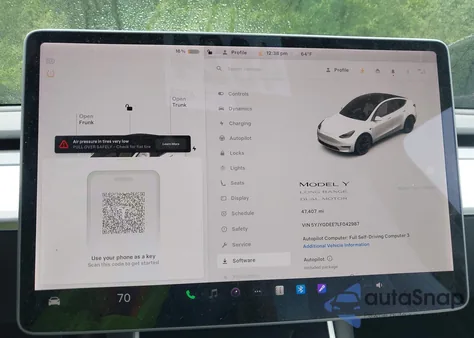 2020 Tesla Model Y Long Range from USA, damaged, VIN 5YJYGDEE7LF042987